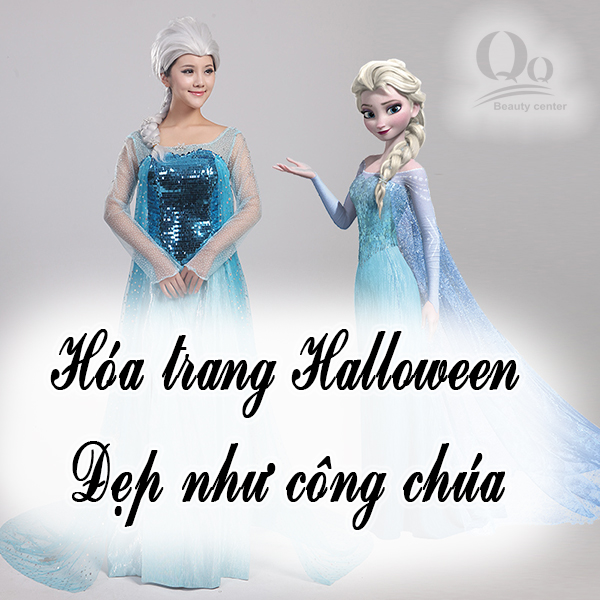 Hoá trang halloween đẹp như công chúa 