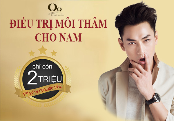 Điều trị môi thâm cho nam