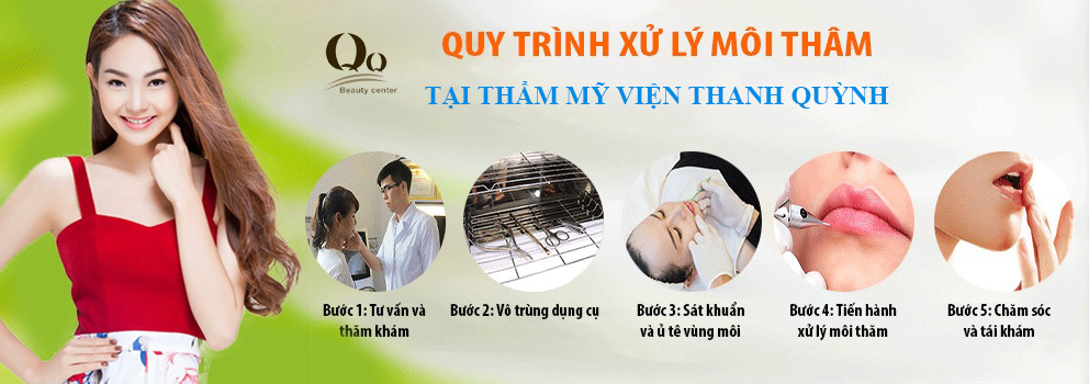 Quy trình điều trị môi thâm