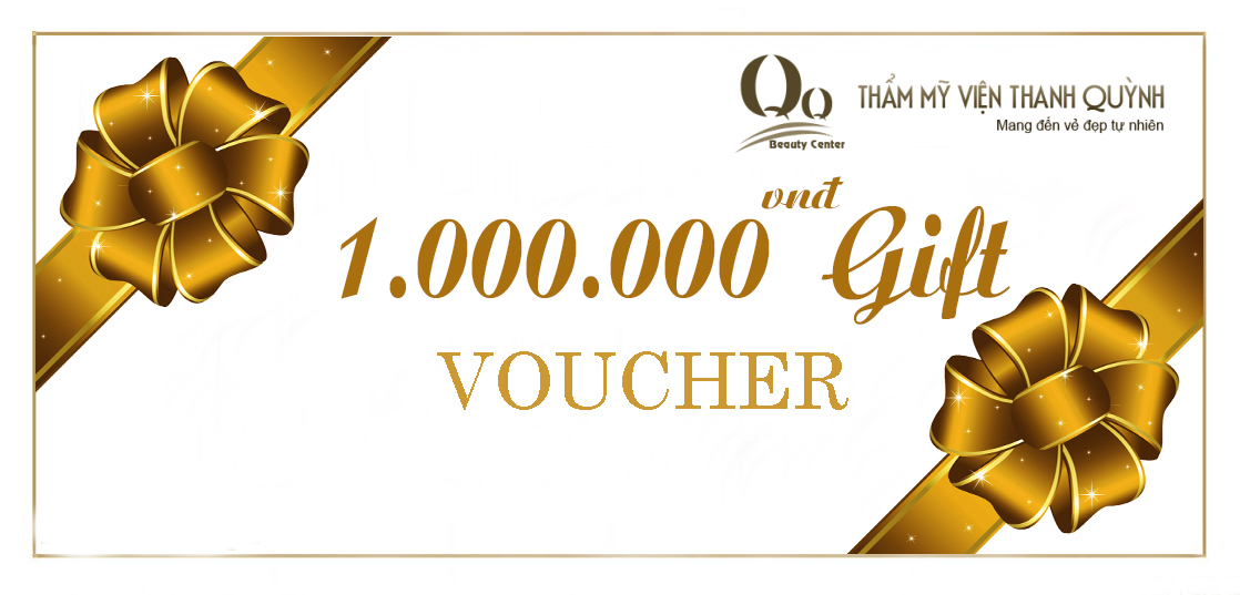 Voucher trị giá  1triệu cho dịch vụ làm trắng da