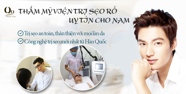 Thẩm mỹ viện trị sẹo thâm cho Nam