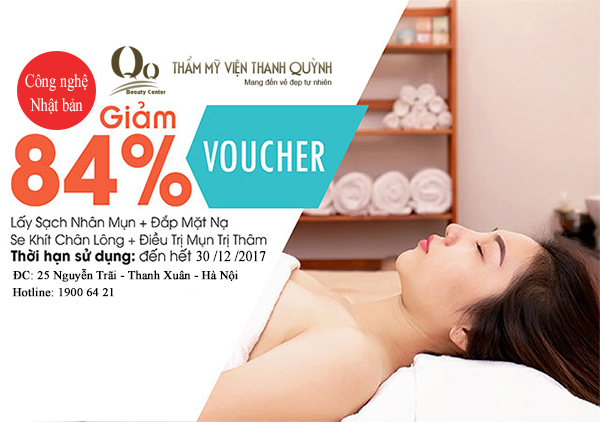 Voucher trị mụn ở Hà Nội