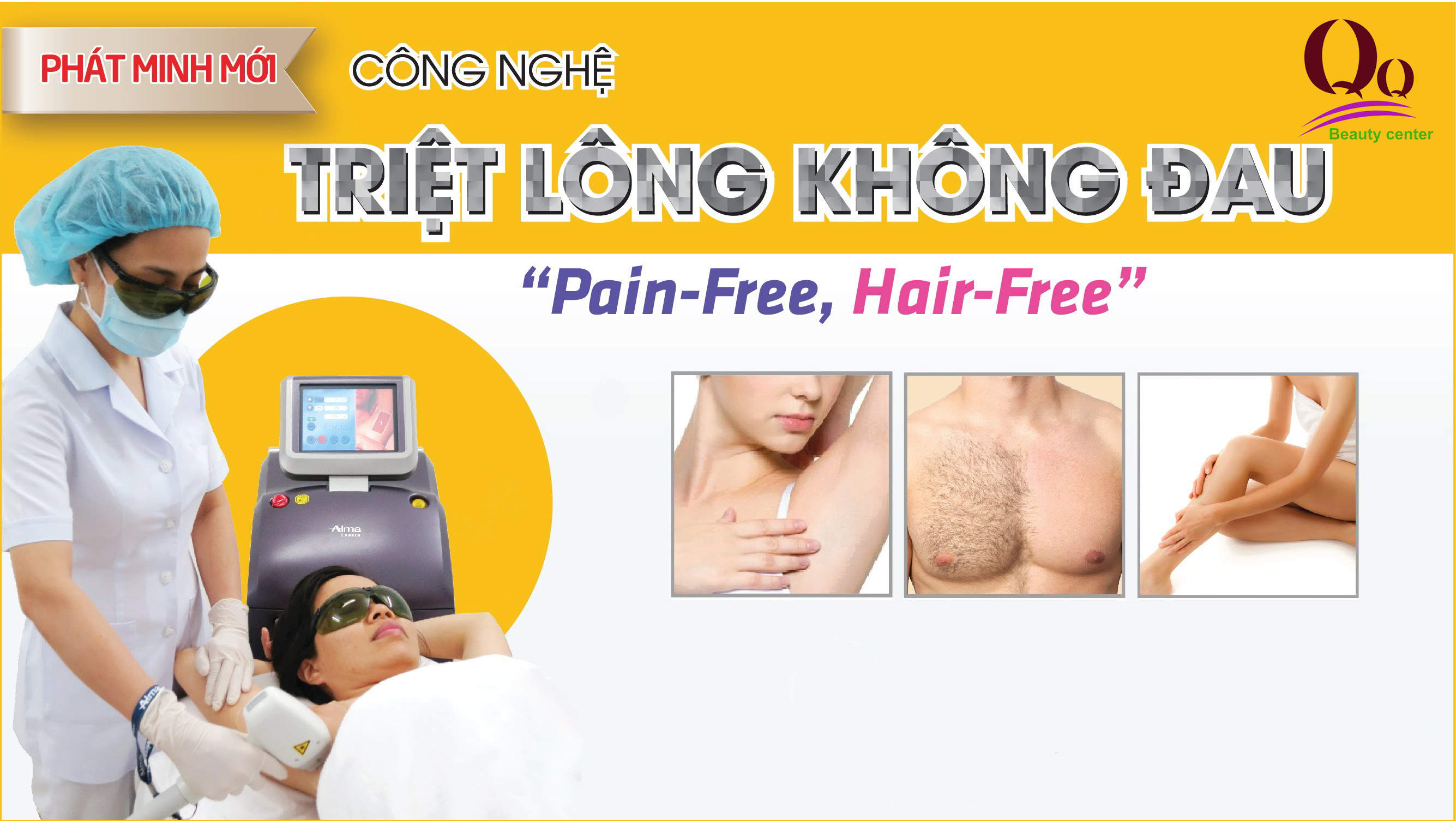 Triệt lông an toàn , không đau