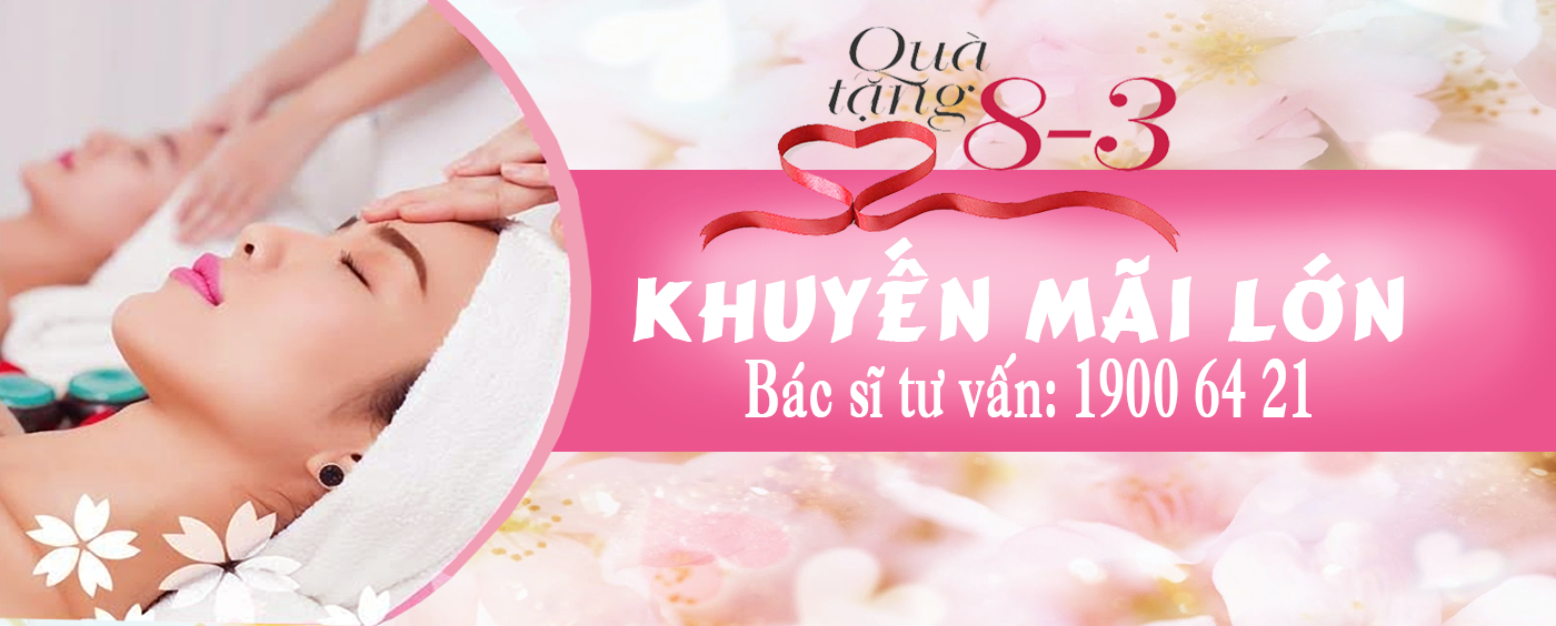 Khuyến mại ngày 8-3 tại thẩm mỹ viện Thanh Quỳnh